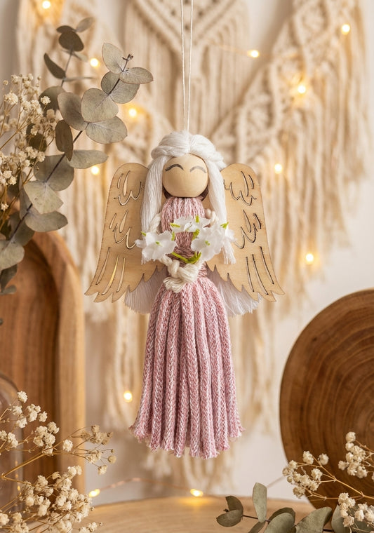 Duhová příze 3 mm - 🌸 POUPĚNKA (nerozčesatelná)