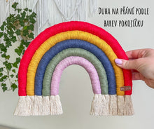 Načíst obrázek do prohlížeče Galerie, Kreativní DIY set - Velká Macramé Duha (více kombinací)
