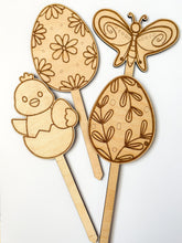 Načíst obrázek do prohlížeče Galerie, Dřevěné zápichy k domalování - JARO