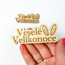 Načíst obrázek do prohlížeče Galerie, Dřevěné NÁPISY k příležitostem - (Velikonoce, Vánoce apod.)