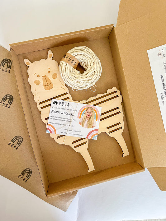 Kreativní sada - Macramé Lama