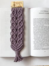 Načíst obrázek do prohlížeče Galerie, Dřevěný základ - Macramé záložka