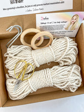 Načíst obrázek do prohlížeče Galerie, Kreativní DIY set - Macramé závěs na květiny