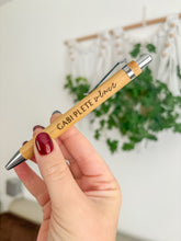 Načíst obrázek do prohlížeče Galerie, Propiska s vlastním textem / logem - přírodní bambusová