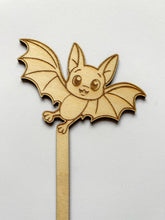 Načíst obrázek do prohlížeče Galerie, Dřevěné zápichy k domalování - HALLOWEEN