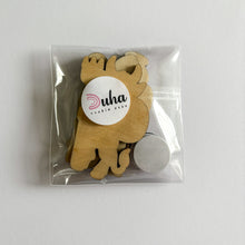 Načíst obrázek do prohlížeče Galerie, Dřevěné výřezy k vytvoření magnetek - MIKULÁŠ