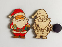 Načíst obrázek do prohlížeče Galerie, Dřevěné výřezy k vytvoření magnetek - VÁNOCE