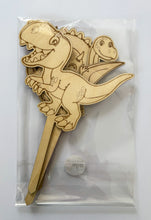 Načíst obrázek do prohlížeče Galerie, Dřevěné zápichy k domalování - DINOSAURUS