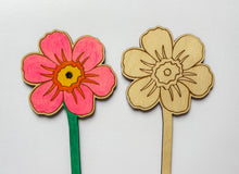 Načíst obrázek do prohlížeče Galerie, Dřevěné zápichy k domalování - LÉTO