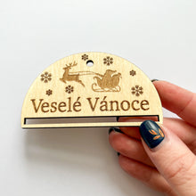 Načíst obrázek do prohlížeče Galerie, Dřevěná ozdoba na stromeček