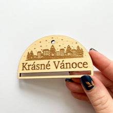 Načíst obrázek do prohlížeče Galerie, Dřevěná ozdoba na stromeček