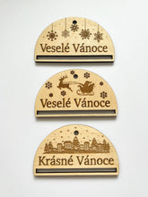 Načíst obrázek do prohlížeče Galerie, Dřevěná ozdoba na stromeček