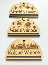 Načíst obrázek do prohlížeče Galerie, Dřevěná ozdoba na stromeček