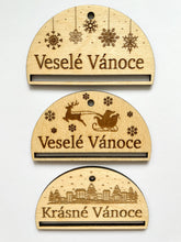 Načíst obrázek do prohlížeče Galerie, Dřevěná ozdoba na stromeček