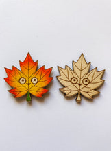 Načíst obrázek do prohlížeče Galerie, Dřevěné výřezy k vytvoření magnetek - PODZIM