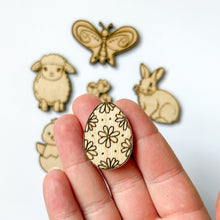 Načíst obrázek do prohlížeče Galerie, Dřevěné velikonoční ozdoby