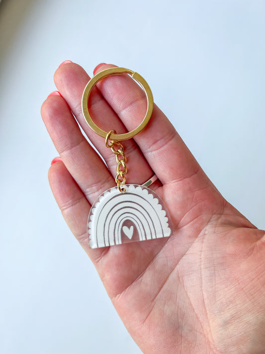 Přívěšek na klíče - DUHA