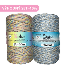 Načíst obrázek do prohlížeče Galerie, Výhodný set Duhová příze Macramé 3 mm 🌈❄️ (rozčesatelná)