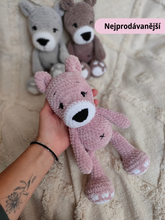 Načíst obrázek do prohlížeče Galerie, Kreativní set na háčkování - Medvídek Ňuňan (více barev)