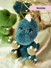 Načíst obrázek do prohlížeče Galerie, Kreativní set na háčkování - Dinosaurus Ňuňan (více barev)