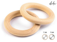 Načíst obrázek do prohlížeče Galerie, Dřevěné kroužky (více velikostí)