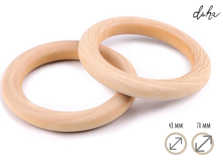Dřevěné kroužky (více velikostí)