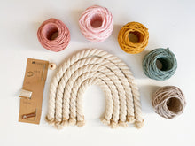 Načíst obrázek do prohlížeče Galerie, Kreativní DIY set - Velká Macramé Duha (více kombinací)