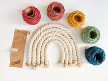 Načíst obrázek do prohlížeče Galerie, Kreativní DIY set - Velká Macramé Duha (více kombinací)