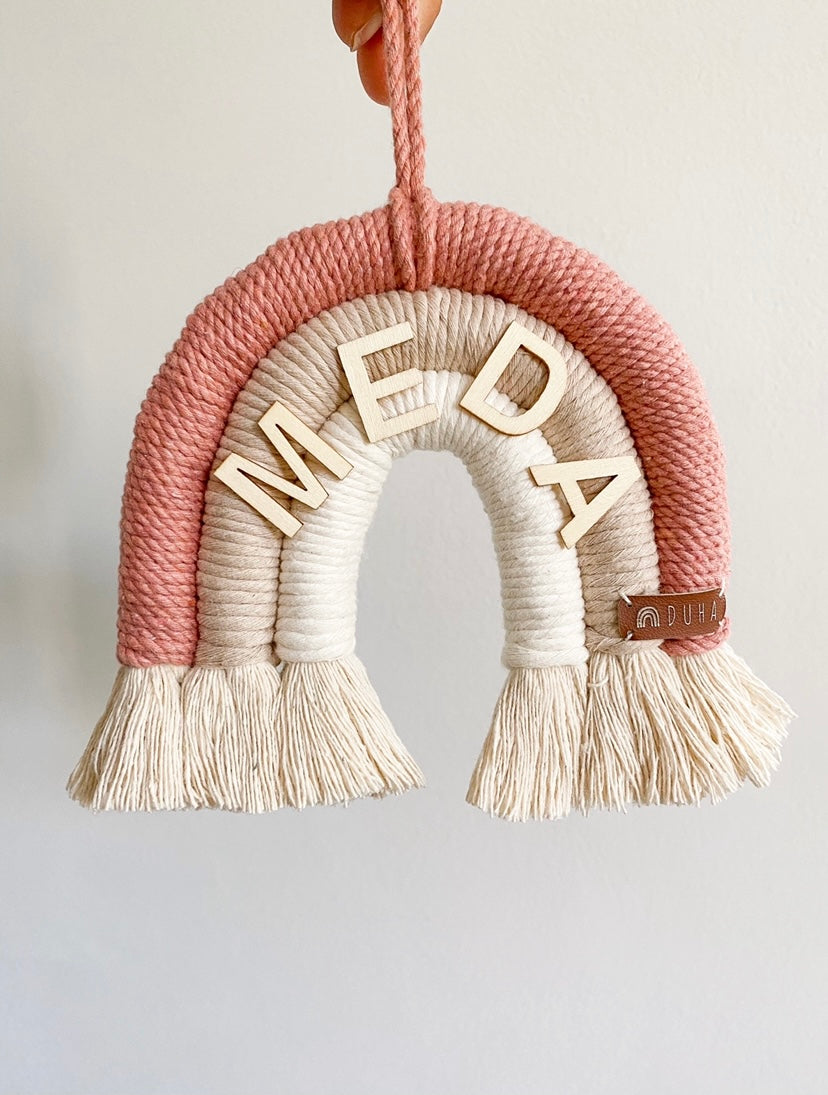 Kreativní sada - Malá Macramé Duha (více barevných kombinací)