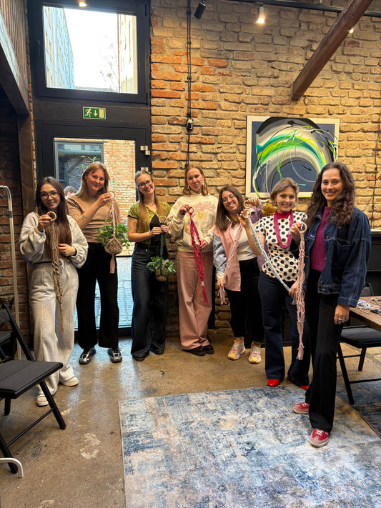 Macramé pro začátečníky - moje workshopy v Praze!