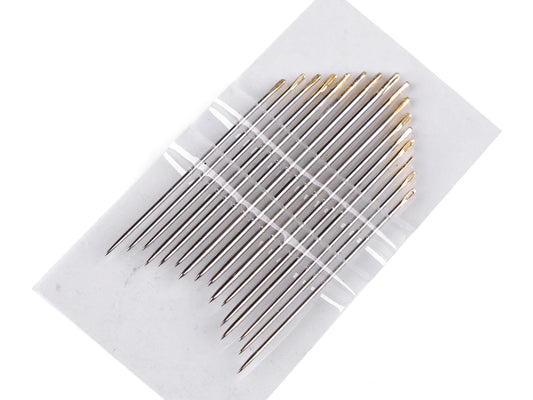 Jehly PONY šicí - zlatá ucha (16 ks)