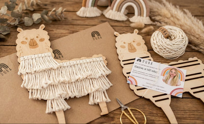 Kreativní sada - Macramé Lama