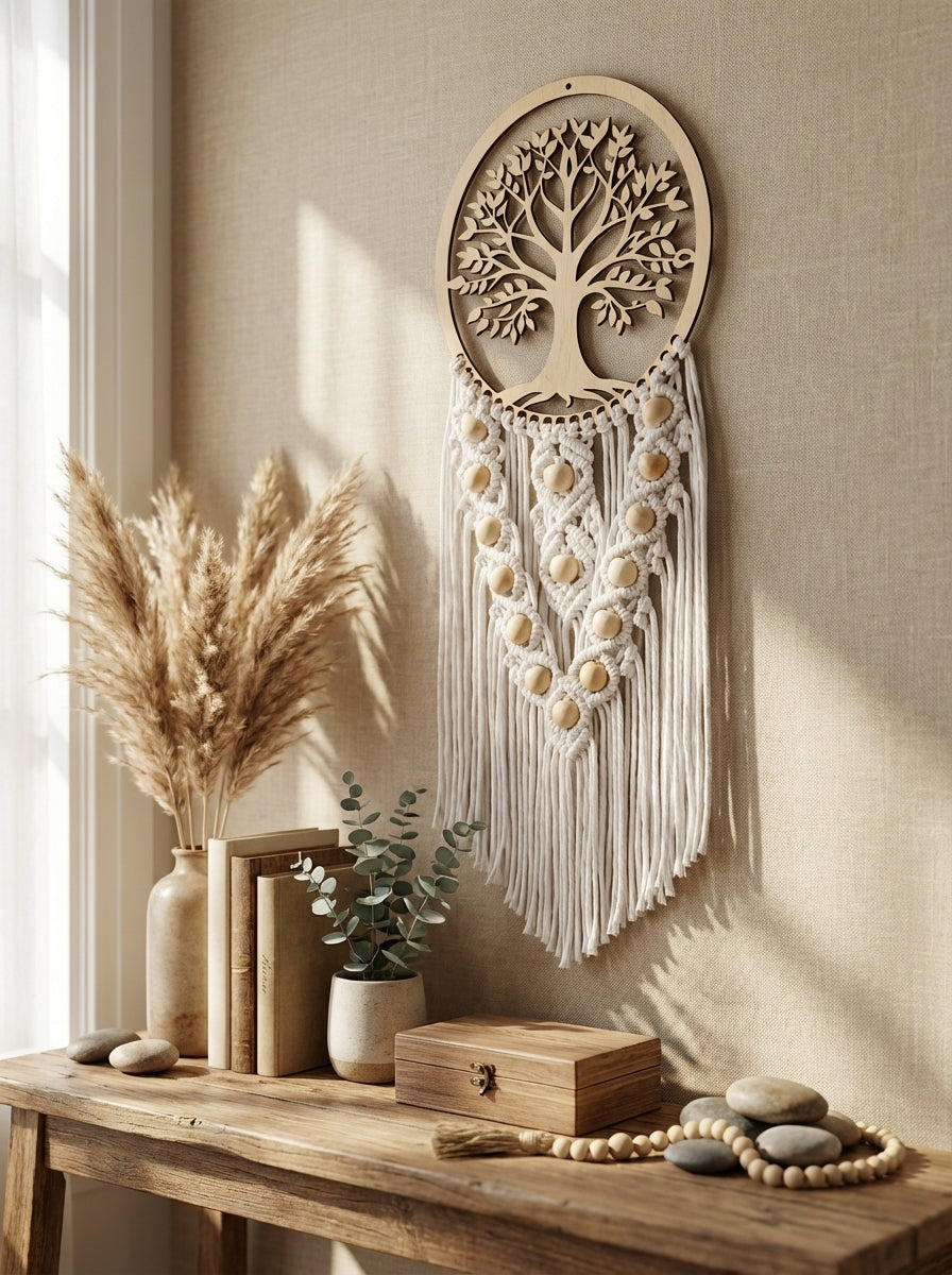 Dřevěný STROM ŽIVOTA k dotvoření