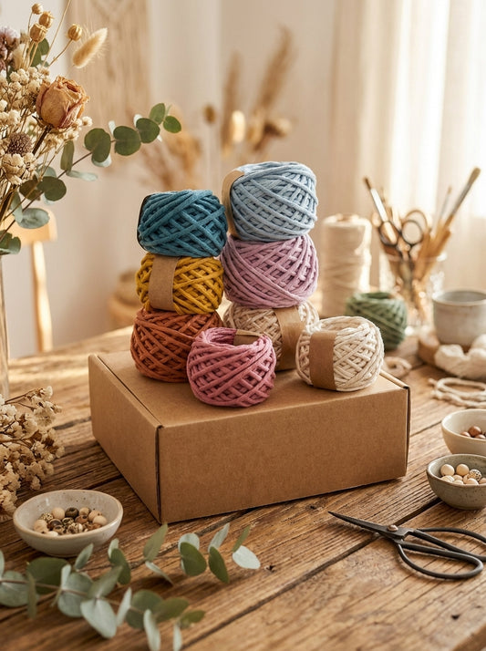 Klubíčko 10/20 m Bobbiny macramé 3 mm regular (rozčesatelná)