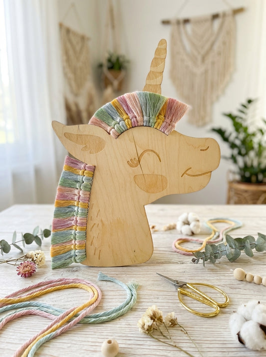 Kreativní sada - Macramé Jednorožec