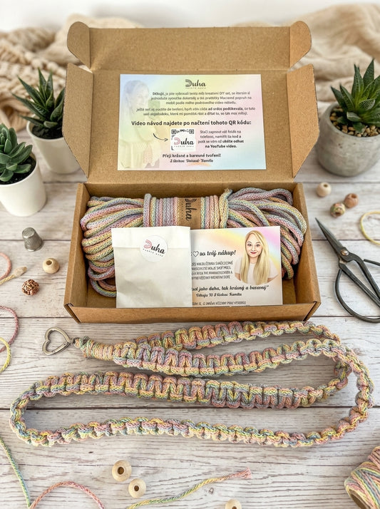 Kreativní sada - Macramé popruh na mobil