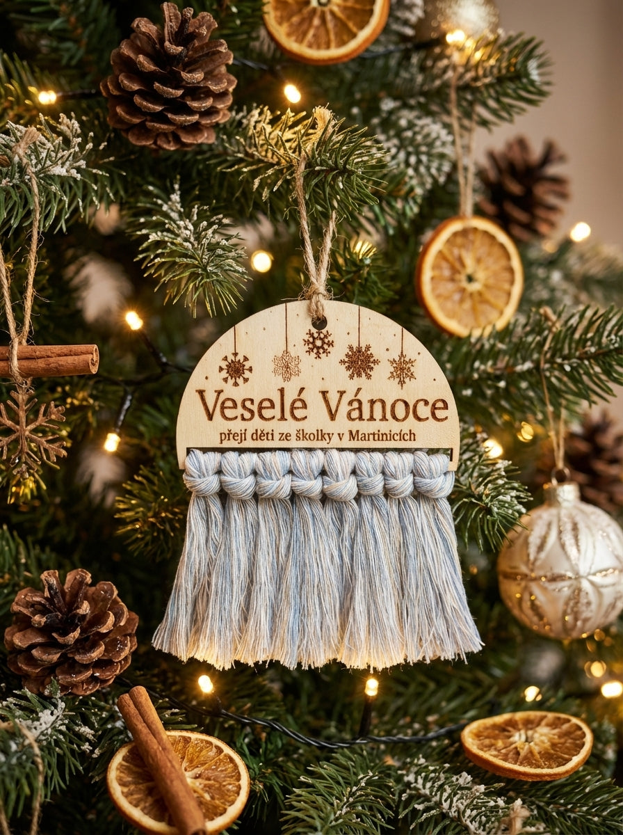 Dřevěná ozdoba S VLASTNÍM TEXTEM