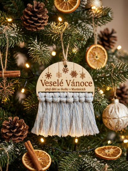 Dřevěná ozdoba S VLASTNÍM TEXTEM