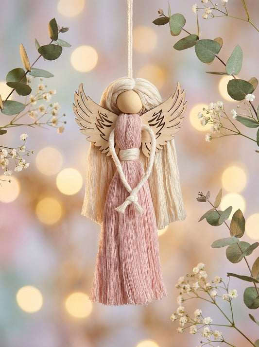 Kreativní sada - Macramé anděl