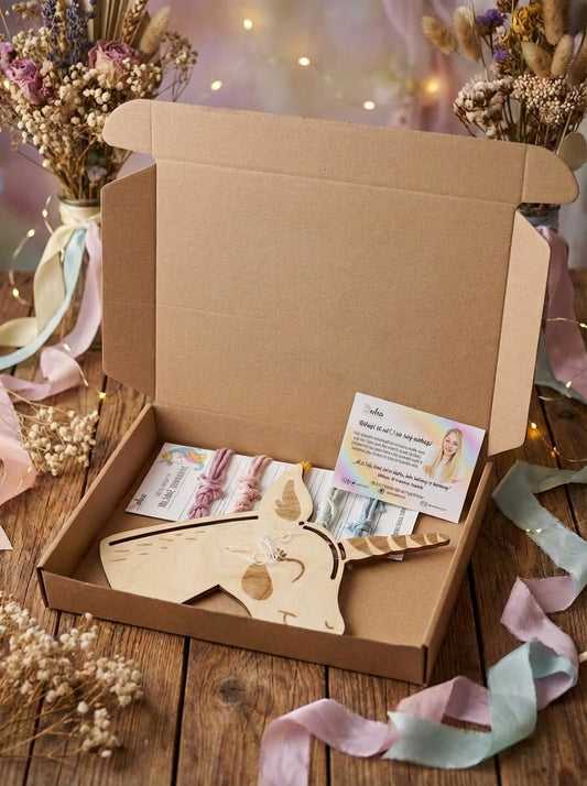 Kreativní sada - Macramé Jednorožec