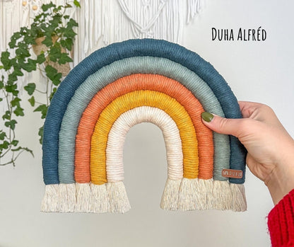 Kreativní sada - Velká Macramé Duha (více kombinací)