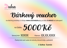 Načíst obrázek do prohlížeče Galerie, Dárkový voucher - PDF k vytištění
