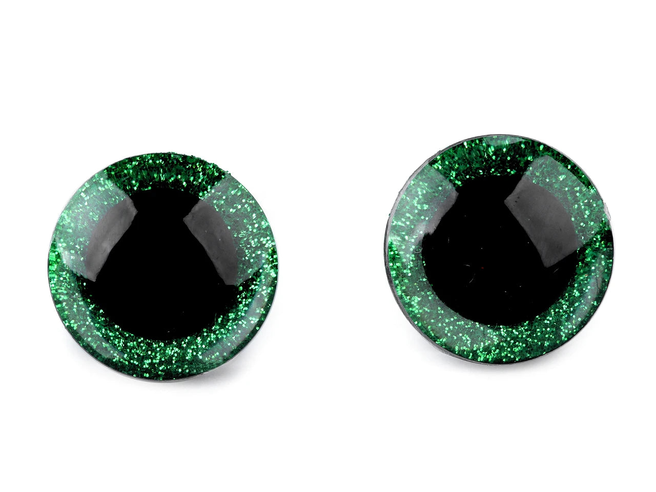 Třpytivé oči s pojistkou 25 mm (Macramé sova)