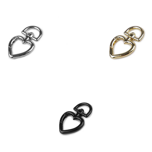 Kovová karabina SRDCE 15 mm