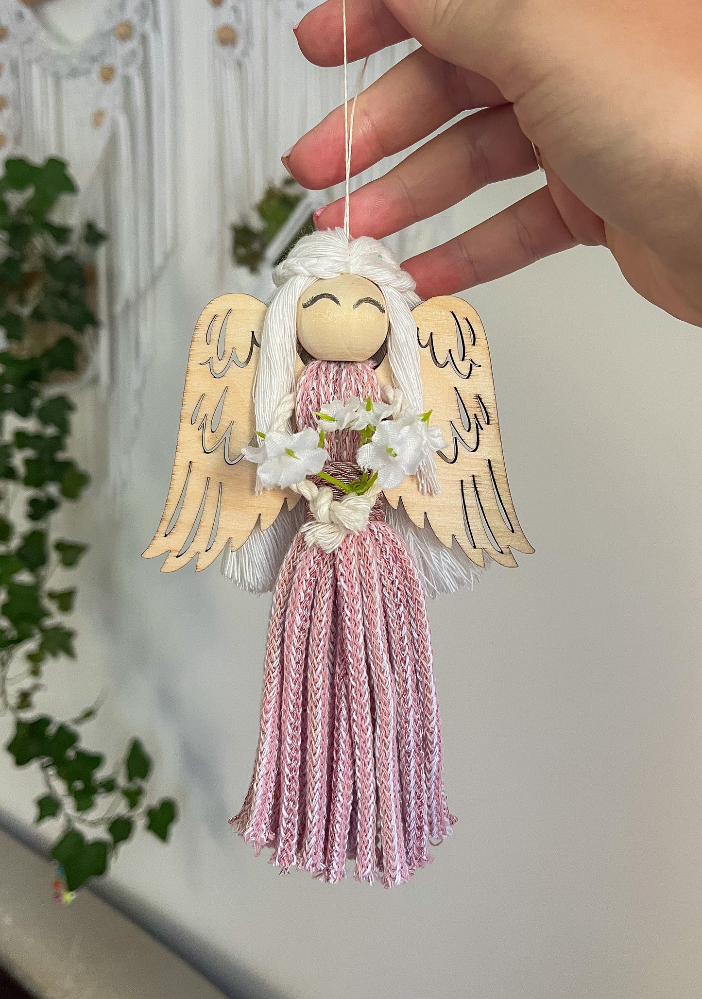 Duhová příze 3 mm - 🌸 POUPĚNKA (nerozčesatelná)