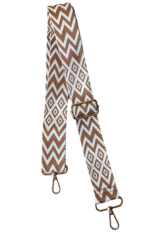 Popruh na kabelku - vzorovaný (5 barev)