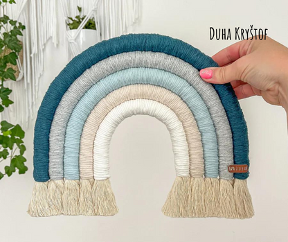 Kreativní sada - Velká Macramé Duha (více kombinací)