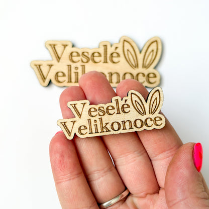 Dřevěné NÁPISY k příležitostem - (Velikonoce, Vánoce apod.)