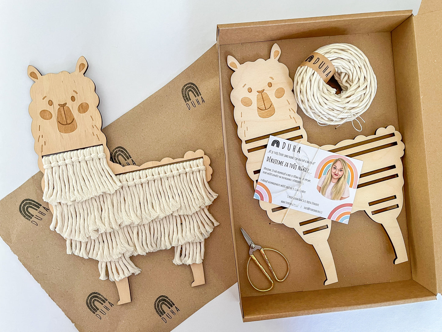 Kreativní sada - Macramé Lama