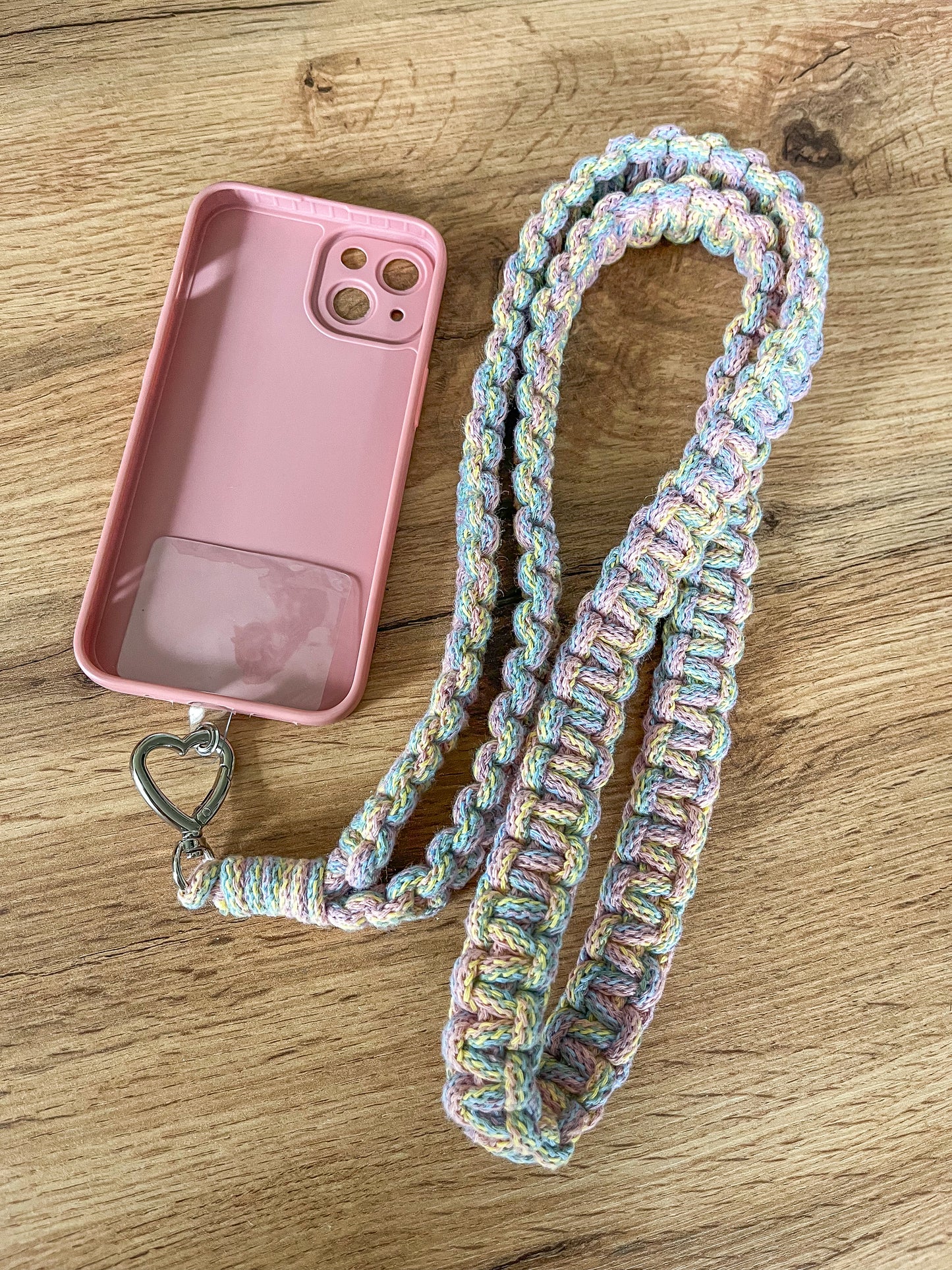 Držák na popruh na telefon (průhledný)